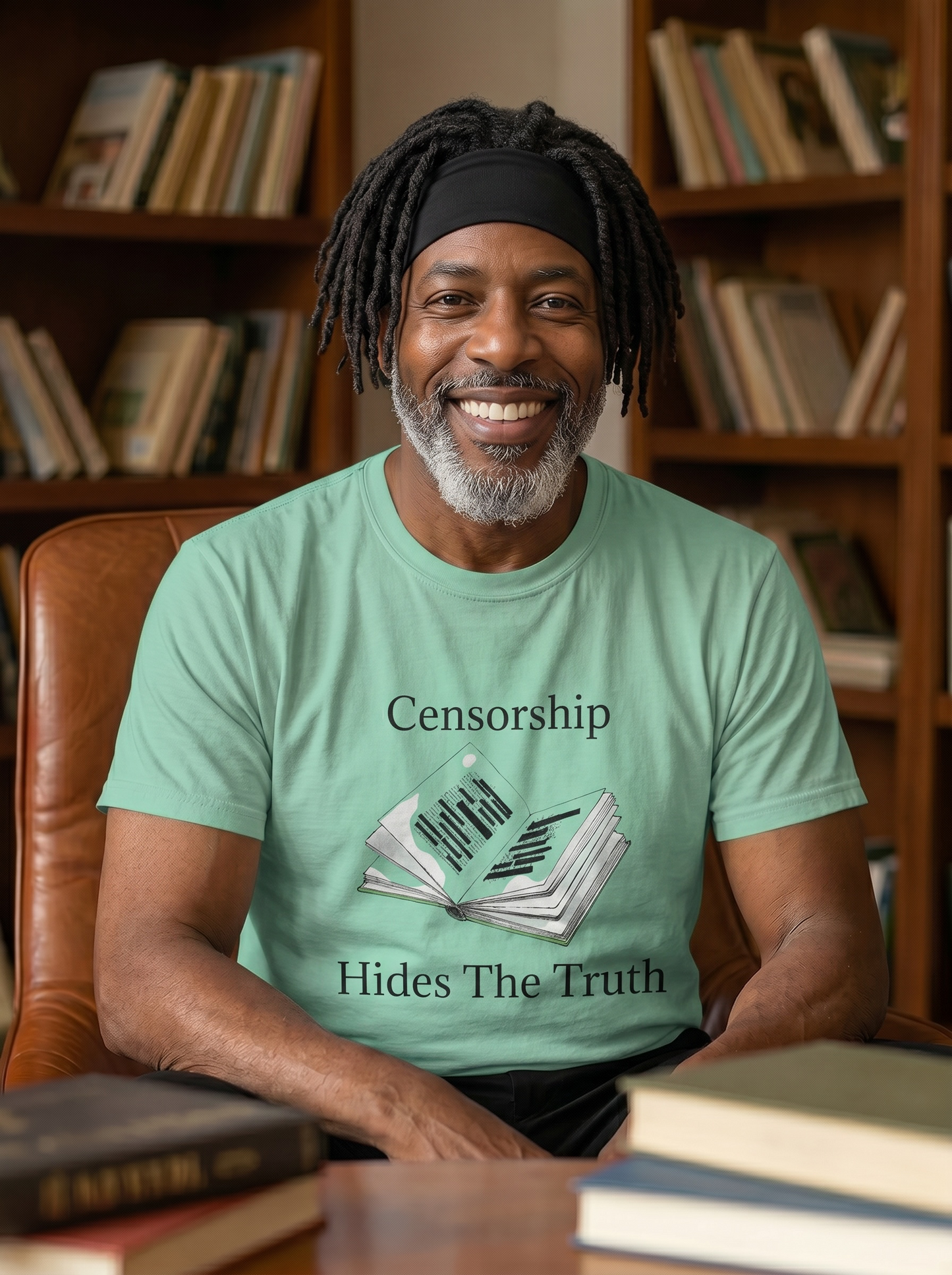 Censorship Hides The Truth Literary Graphic Tee | Parnassus Collection