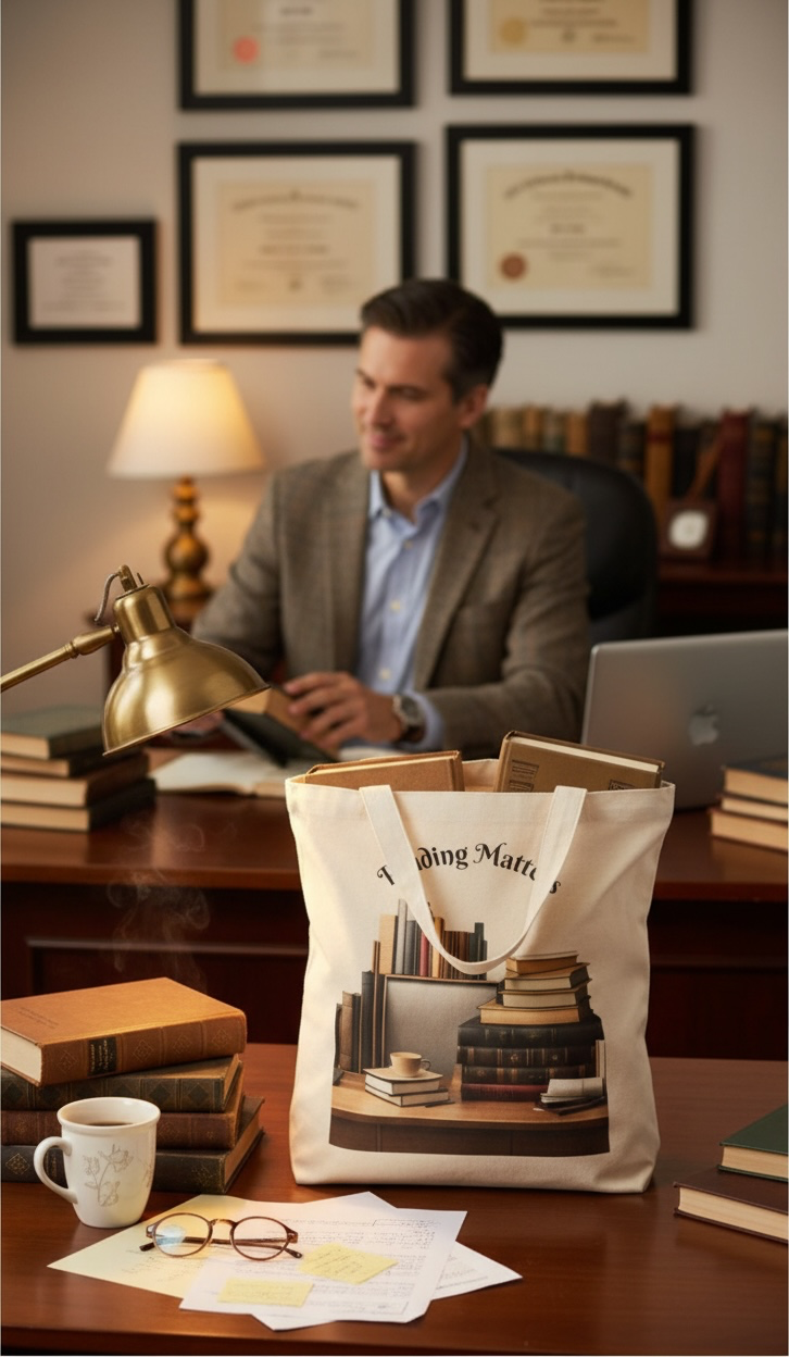 Reading Matters Literary Tote Bag | Parnassus Collection