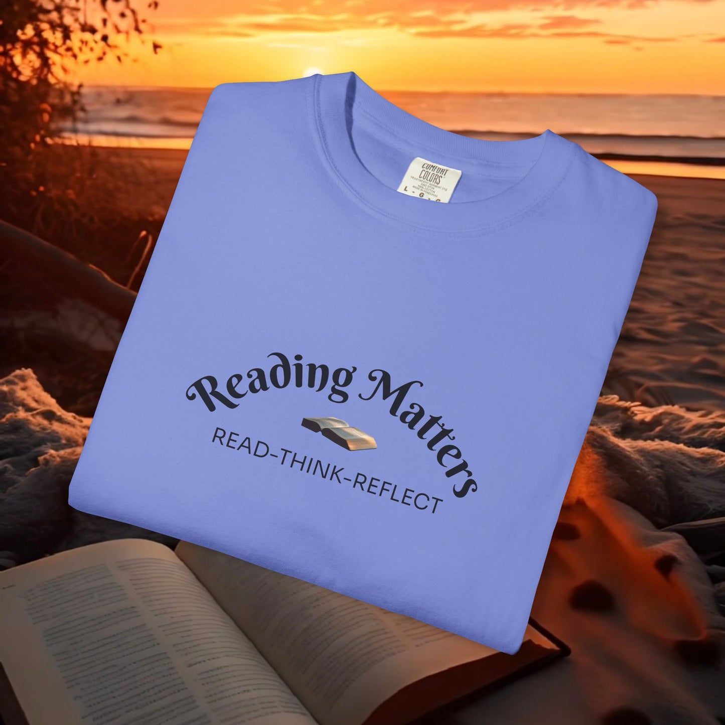 Reading Matters — Read. Think. Reflect. Literary Tee | Parnassus Collection