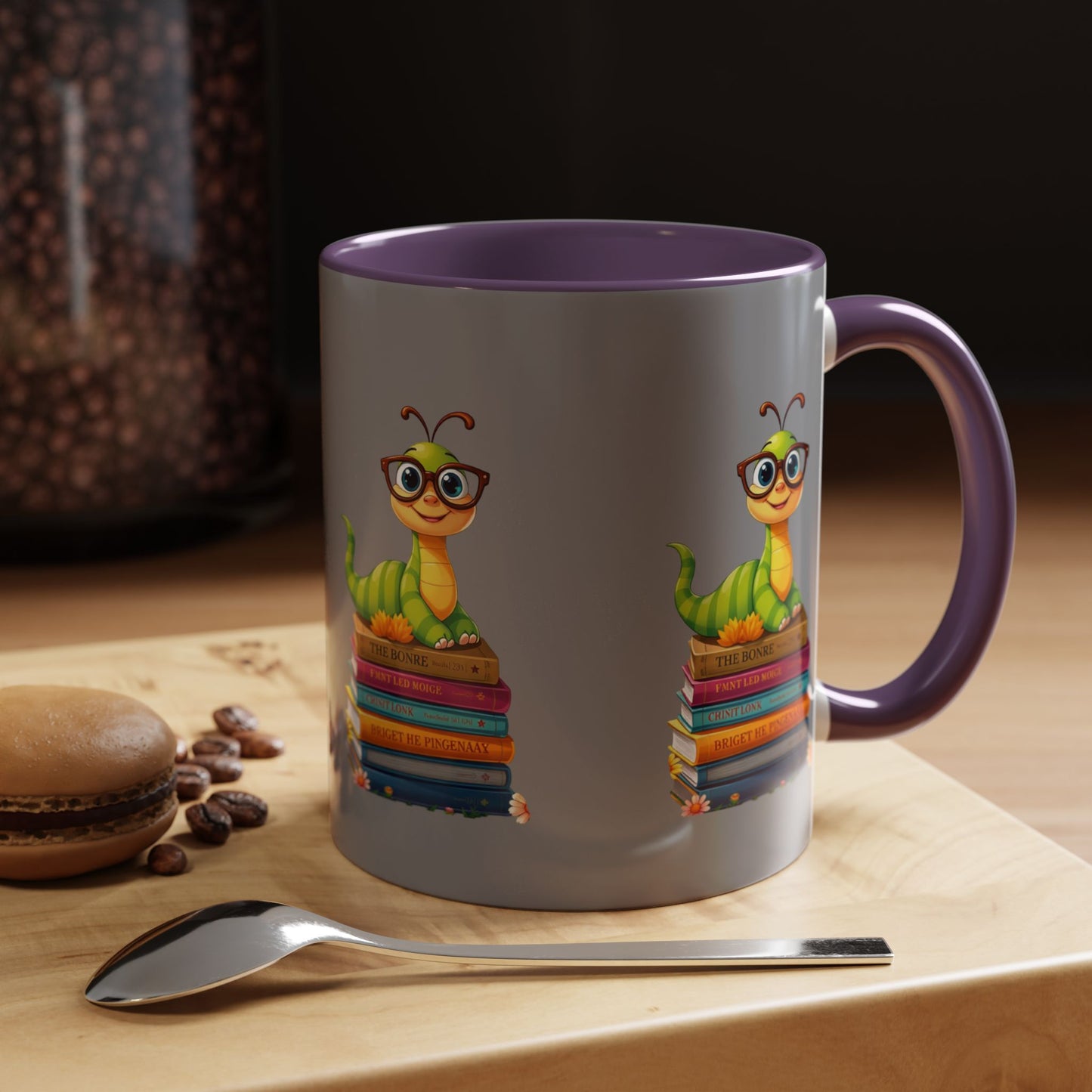 Bookworm on Books Wrap Mug (11 & 15oz) | Parnassus Collection