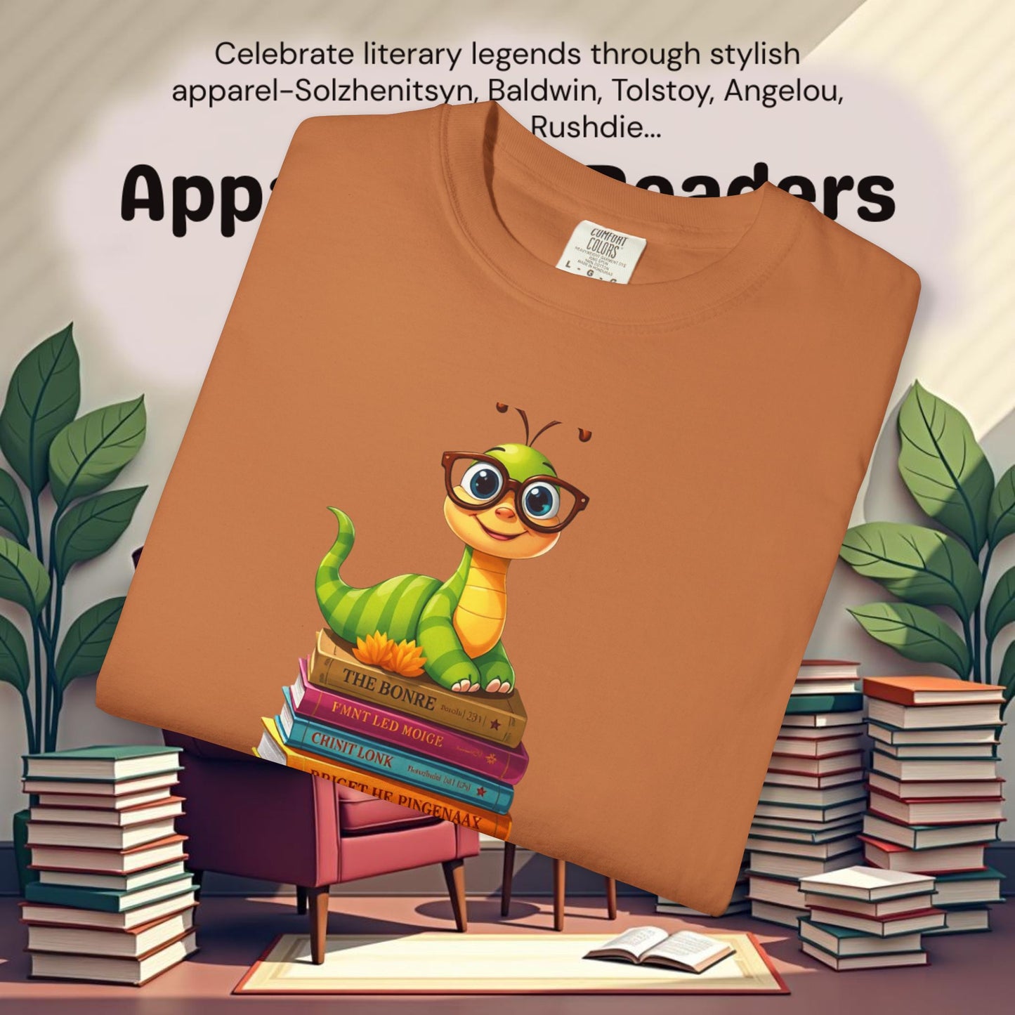 Bookworm on Books Graphic Tee | Parnassus Collection