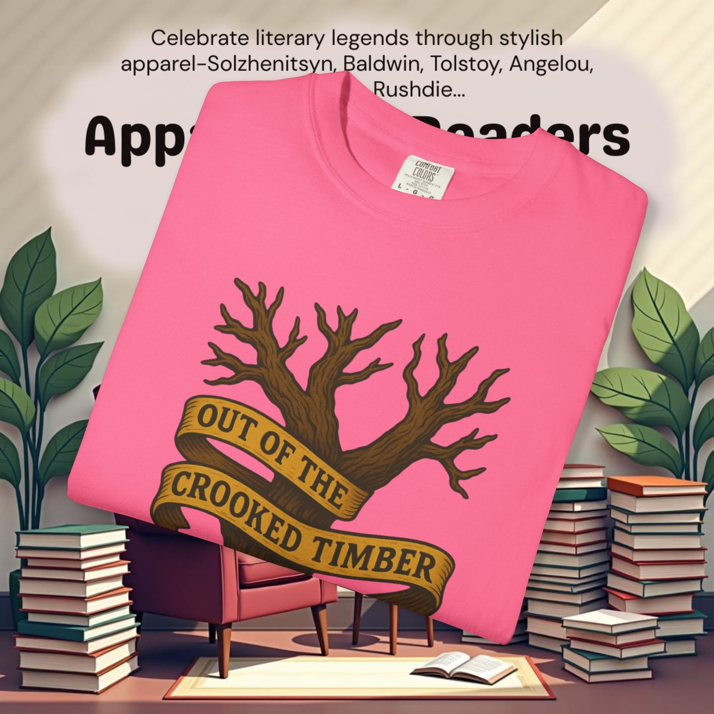 Out of the Crooked Timber of Humanity Literary Tee | Parnassus Collection