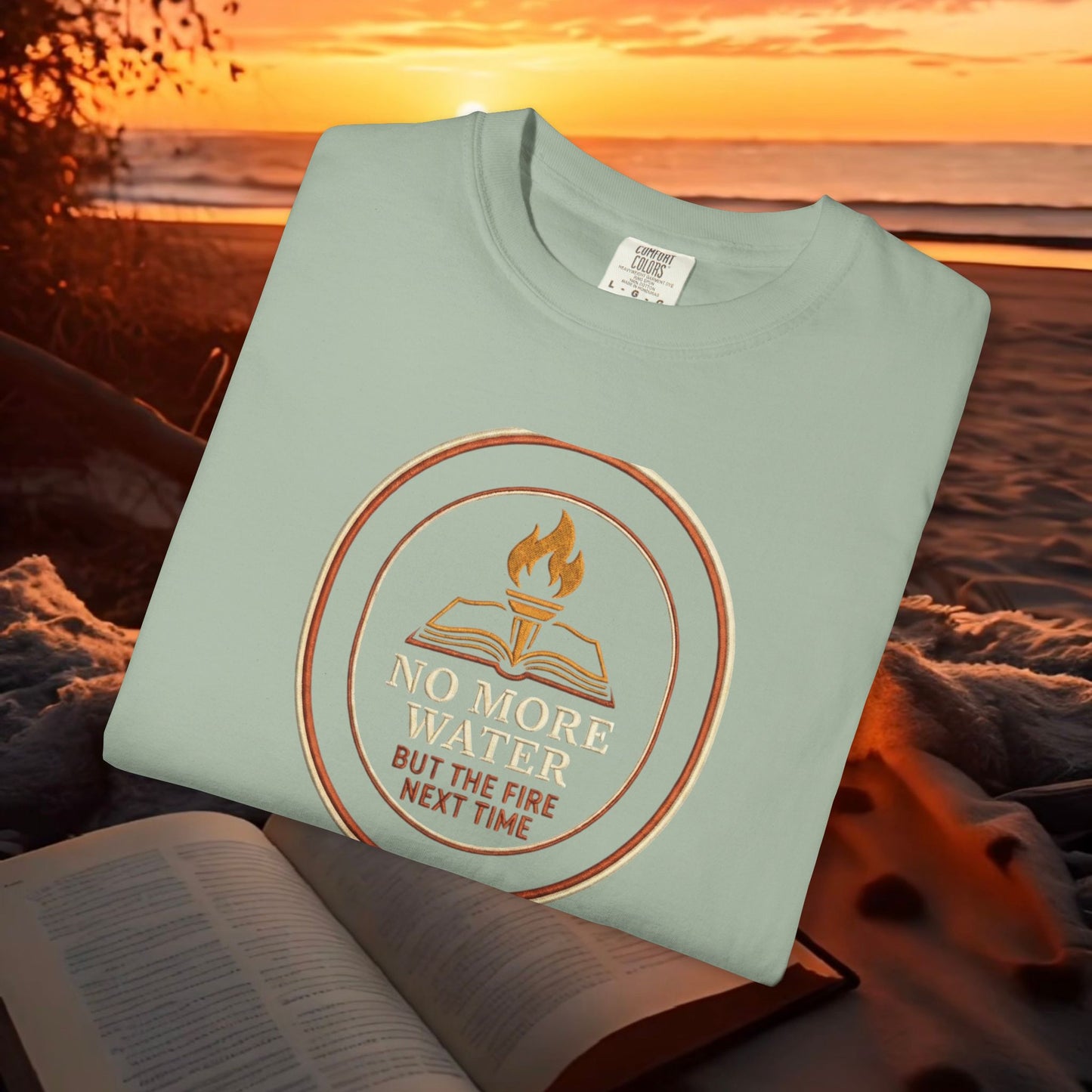 No More Water — But The Fire Next Time Literary Tee | Parnassus Collection