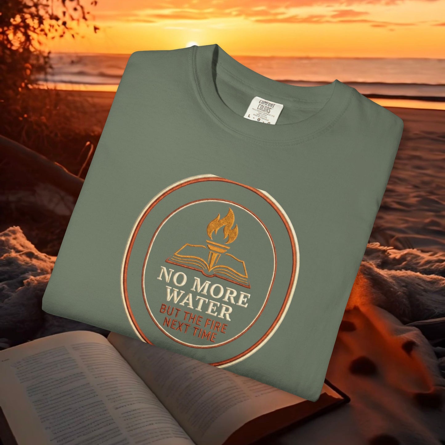 No More Water — But The Fire Next Time Literary Tee | Parnassus Collection