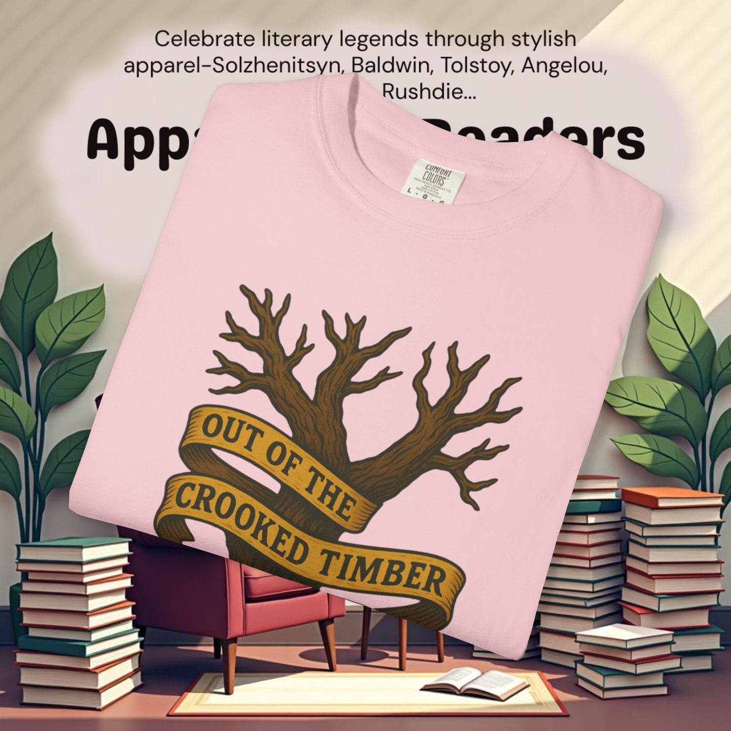 Out of the Crooked Timber of Humanity Literary Tee | Parnassus Collection