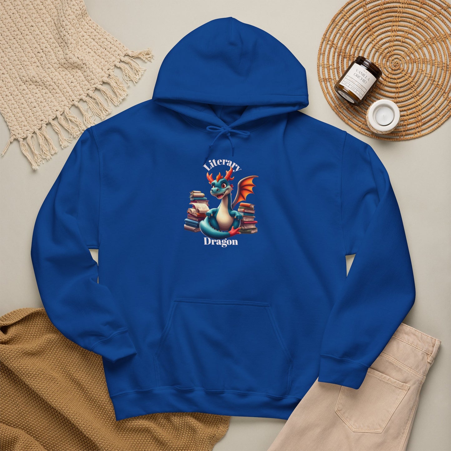 I'm A Literary Dragon-Hoodie