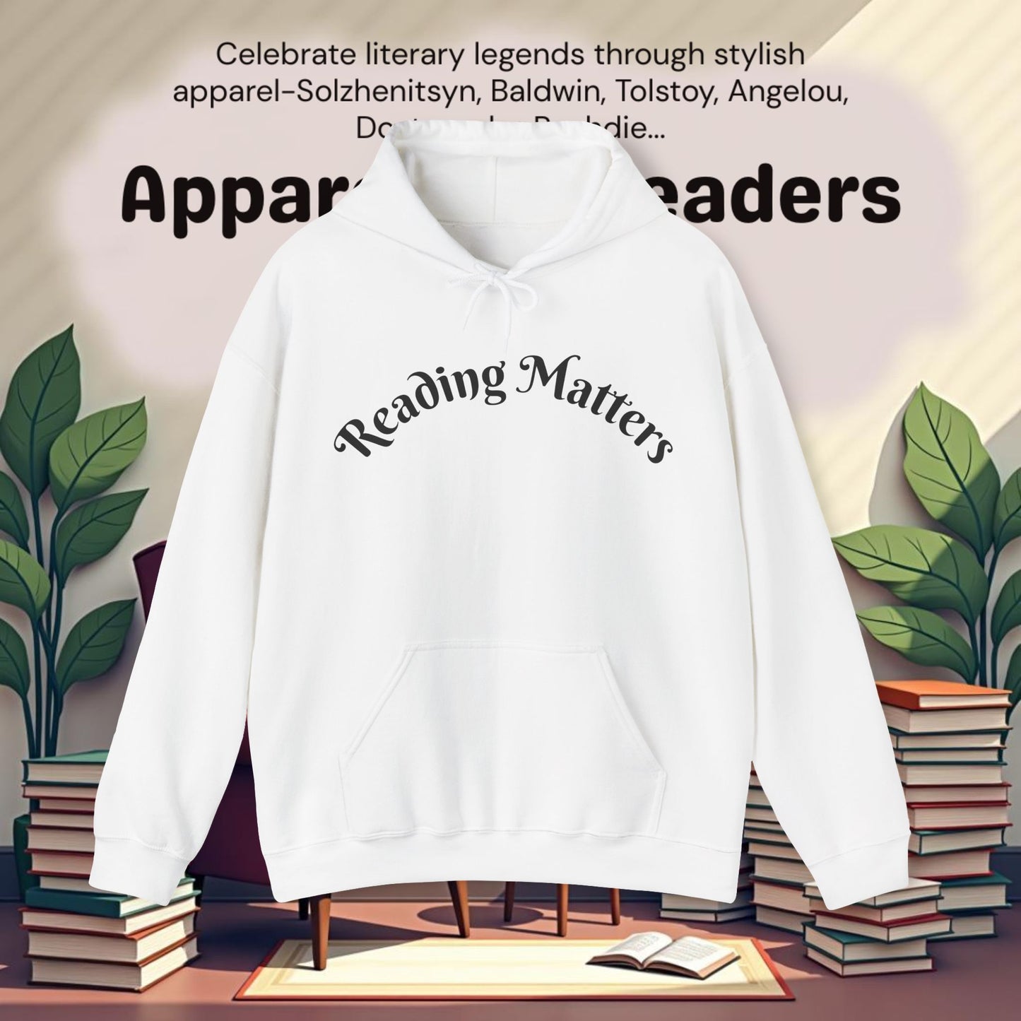 Reading Matters..Unisex Heavy Blend™ Hooded Sweatshirt
