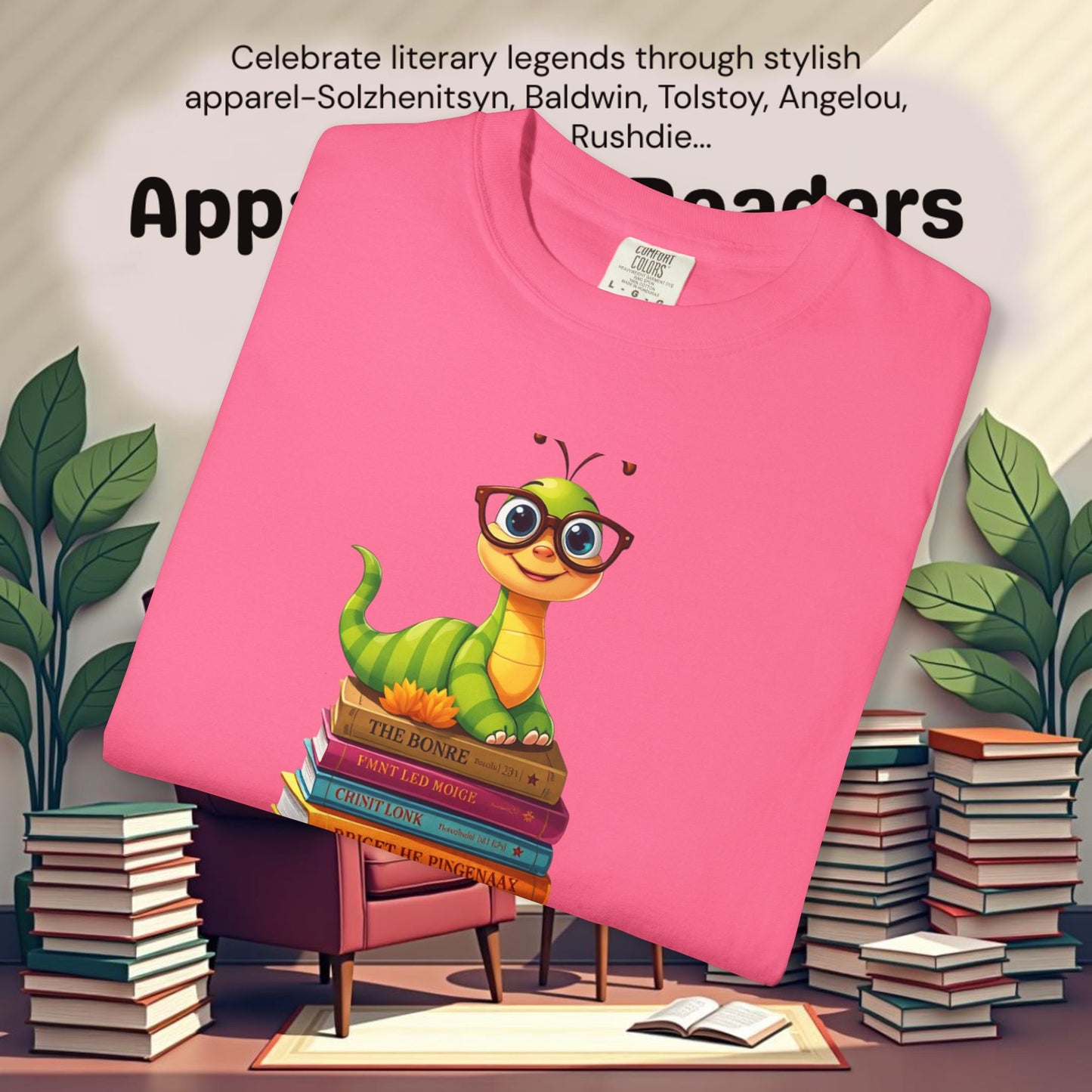 Bookworm on Books Graphic Tee | Parnassus Collection