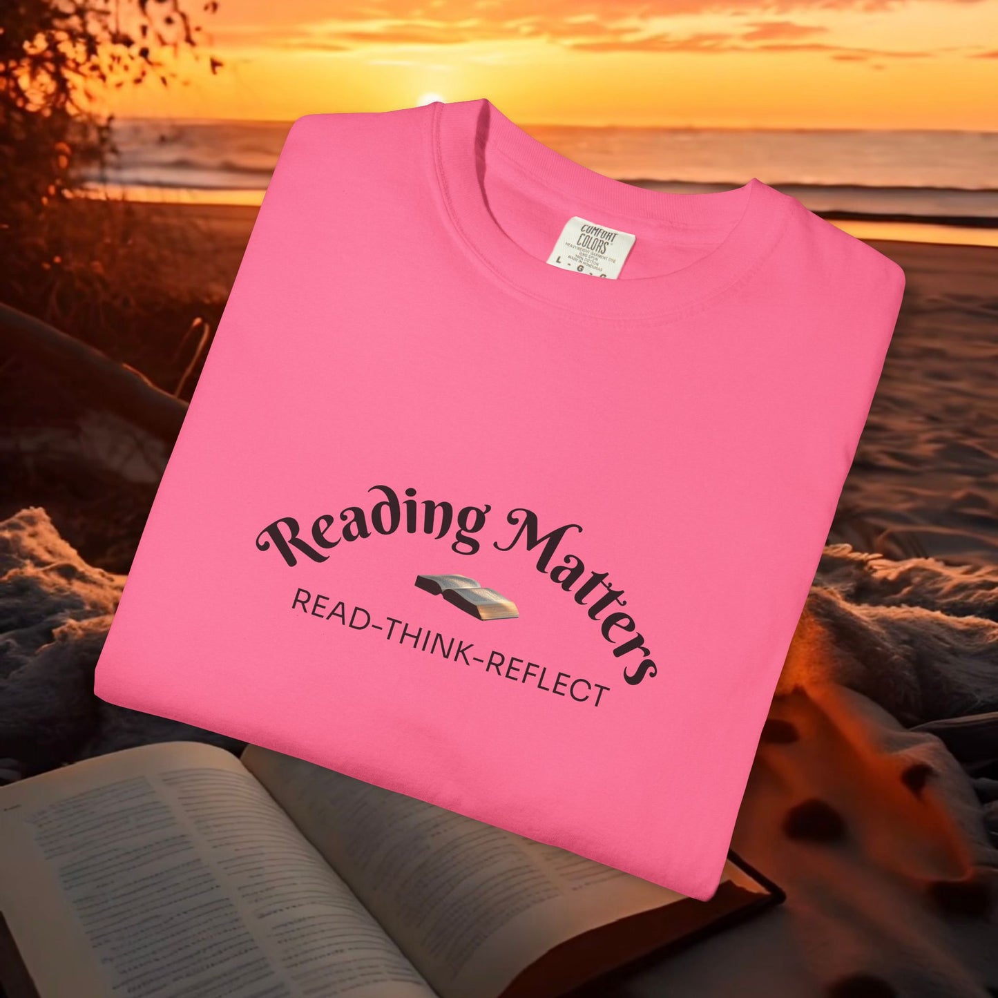 Reading Matters — Read. Think. Reflect. Literary Tee | Parnassus Collection