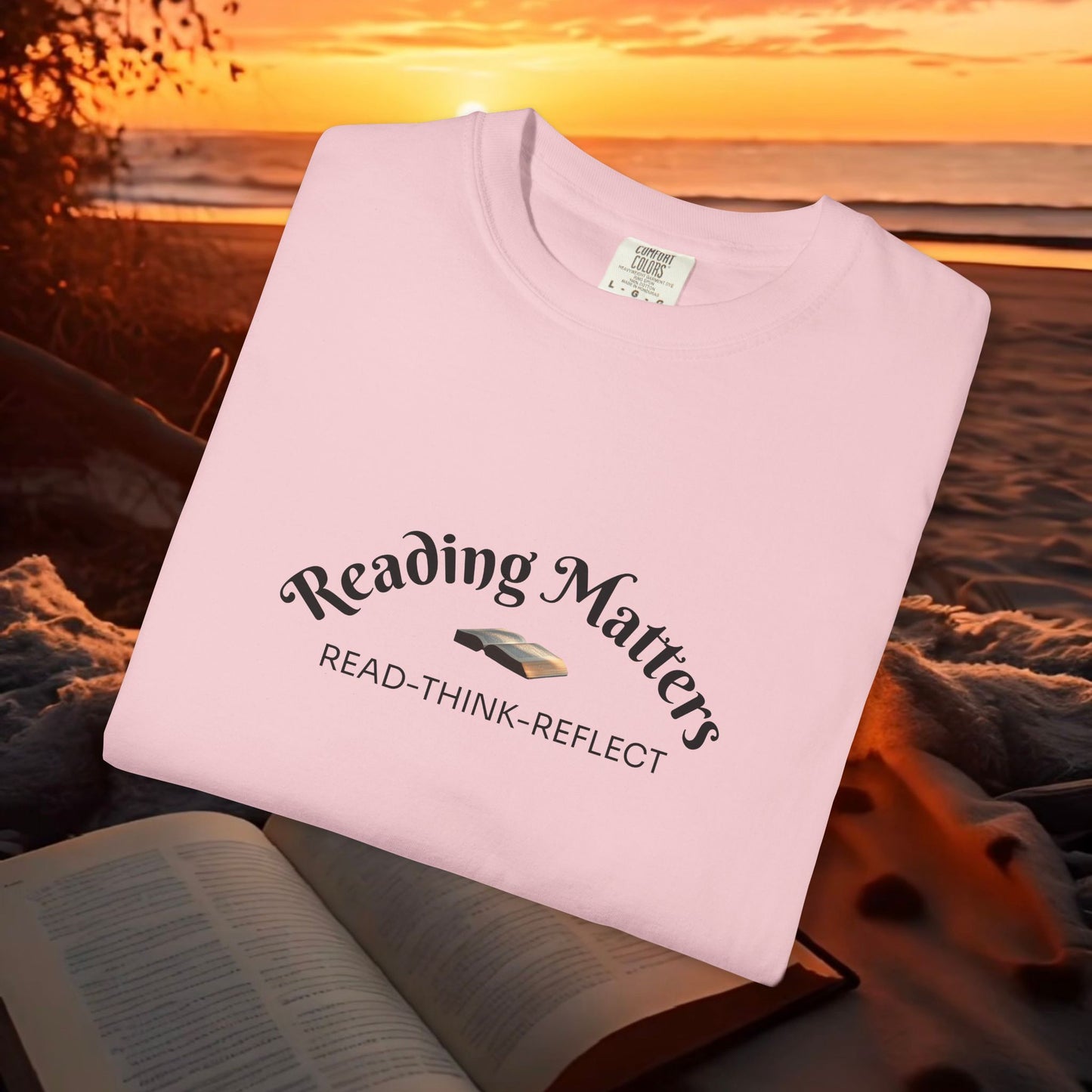 Reading Matters — Read. Think. Reflect. Literary Tee | Parnassus Collection