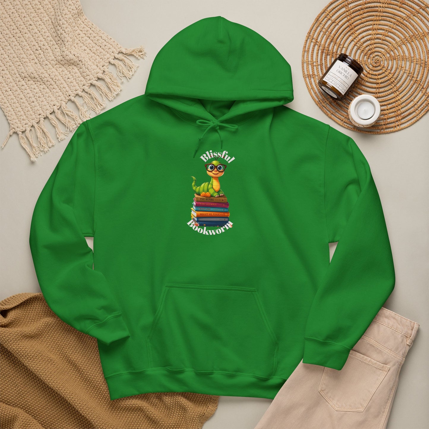 Blissful Bookworm-Hoodie