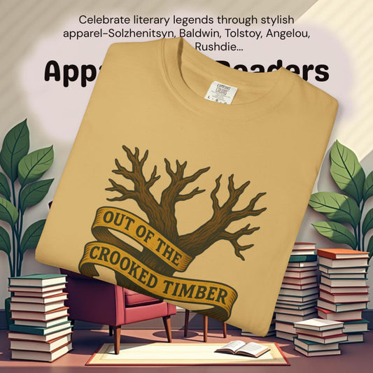 Out of the Crooked Timber of Humanity Literary Tee | Parnassus Collection