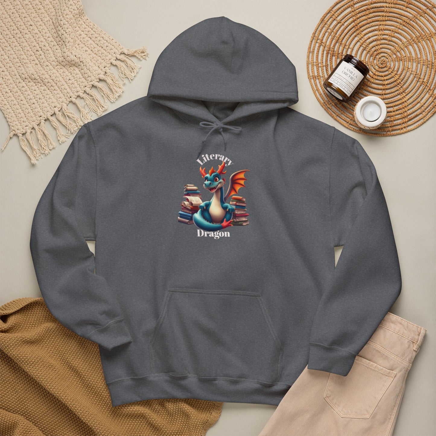 I'm A Literary Dragon-Hoodie