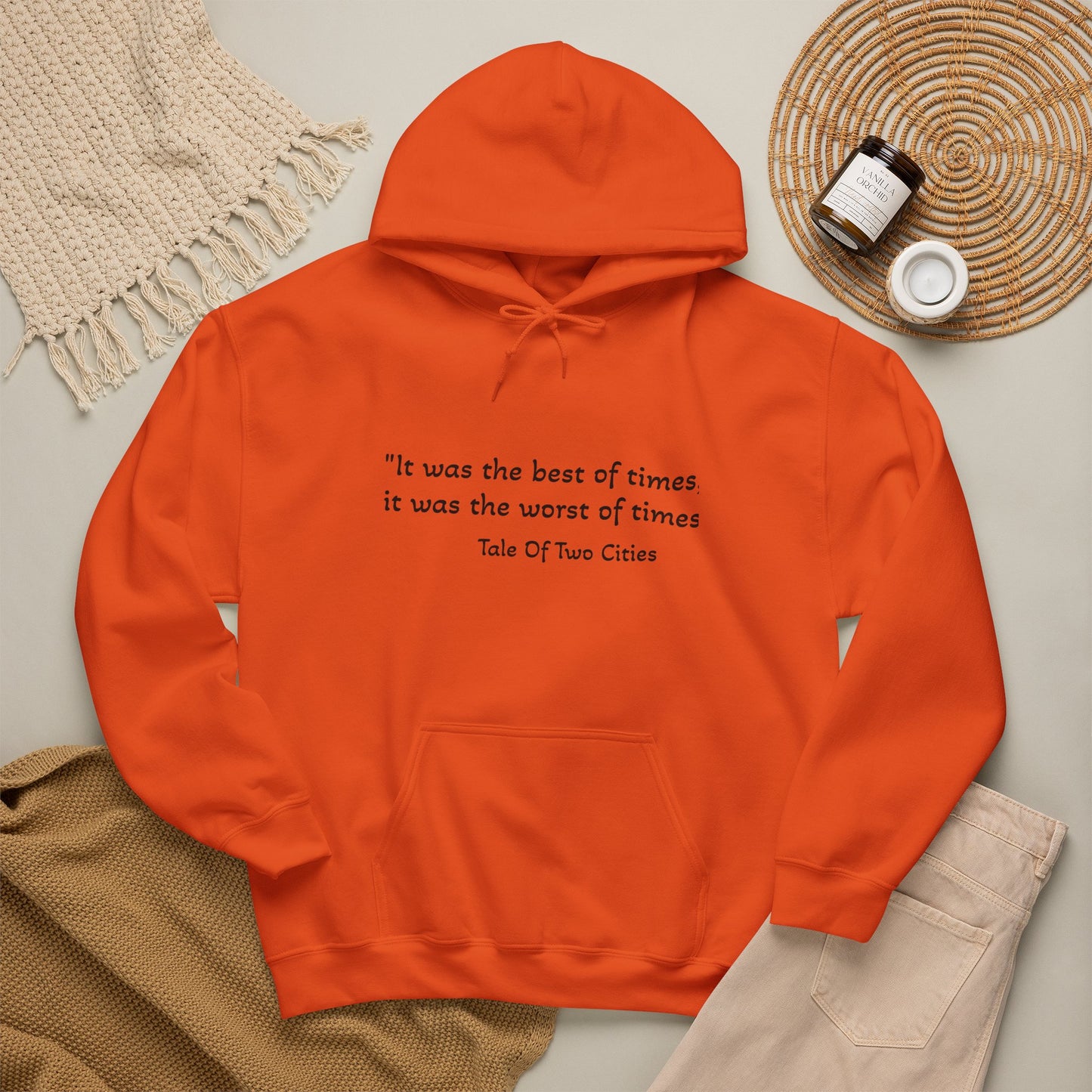 It Was the Best of Times — A Tale of Two Cities Literary Hoodie