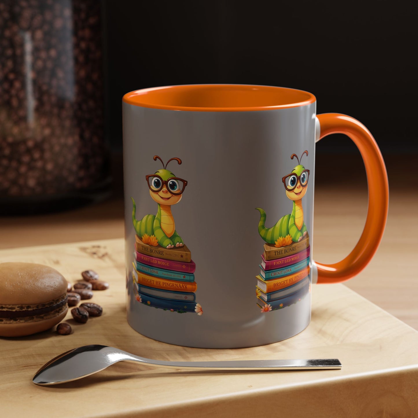 Bookworm on Books Wrap Mug (11 & 15oz) | Parnassus Collection
