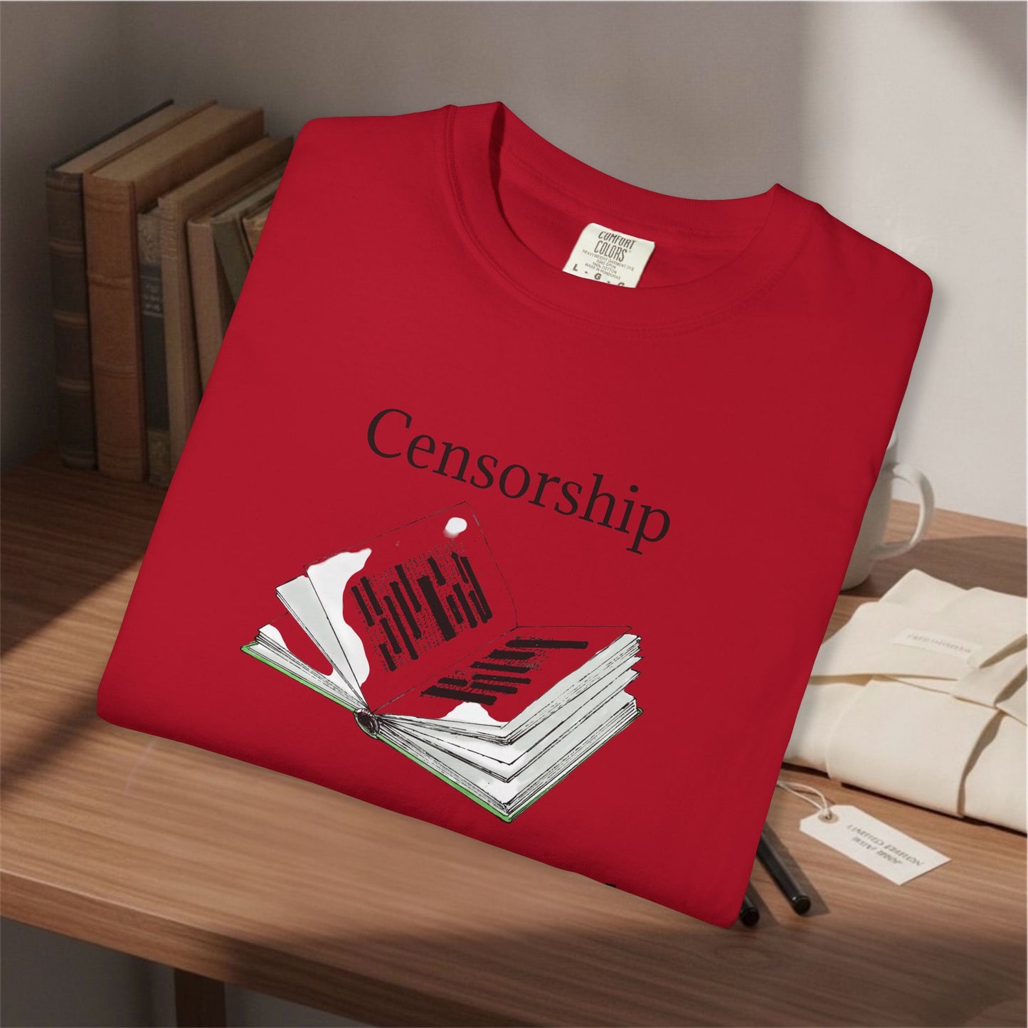 Censorship Hides The Truth Literary Graphic Tee | Parnassus Collection