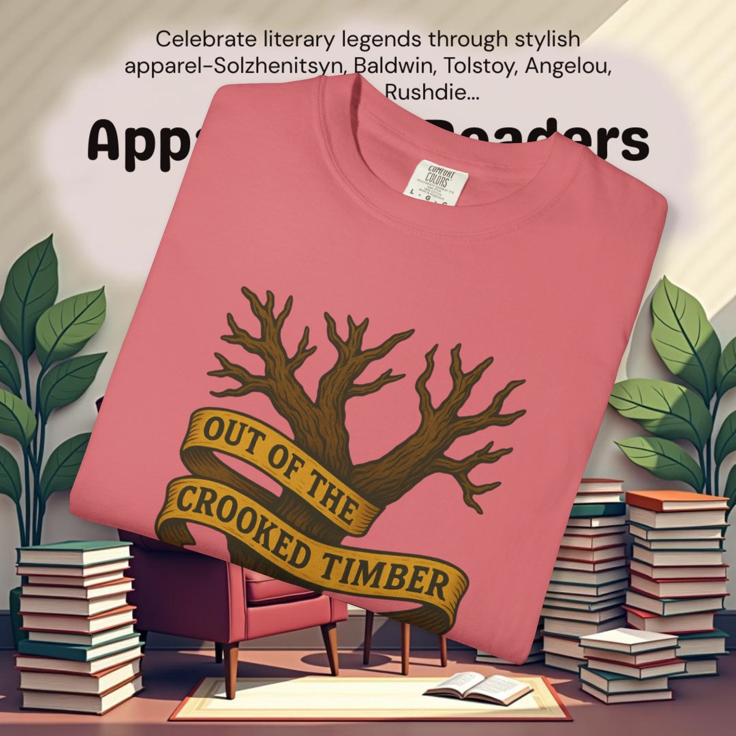 Out of the Crooked Timber of Humanity Literary Tee | Parnassus Collection
