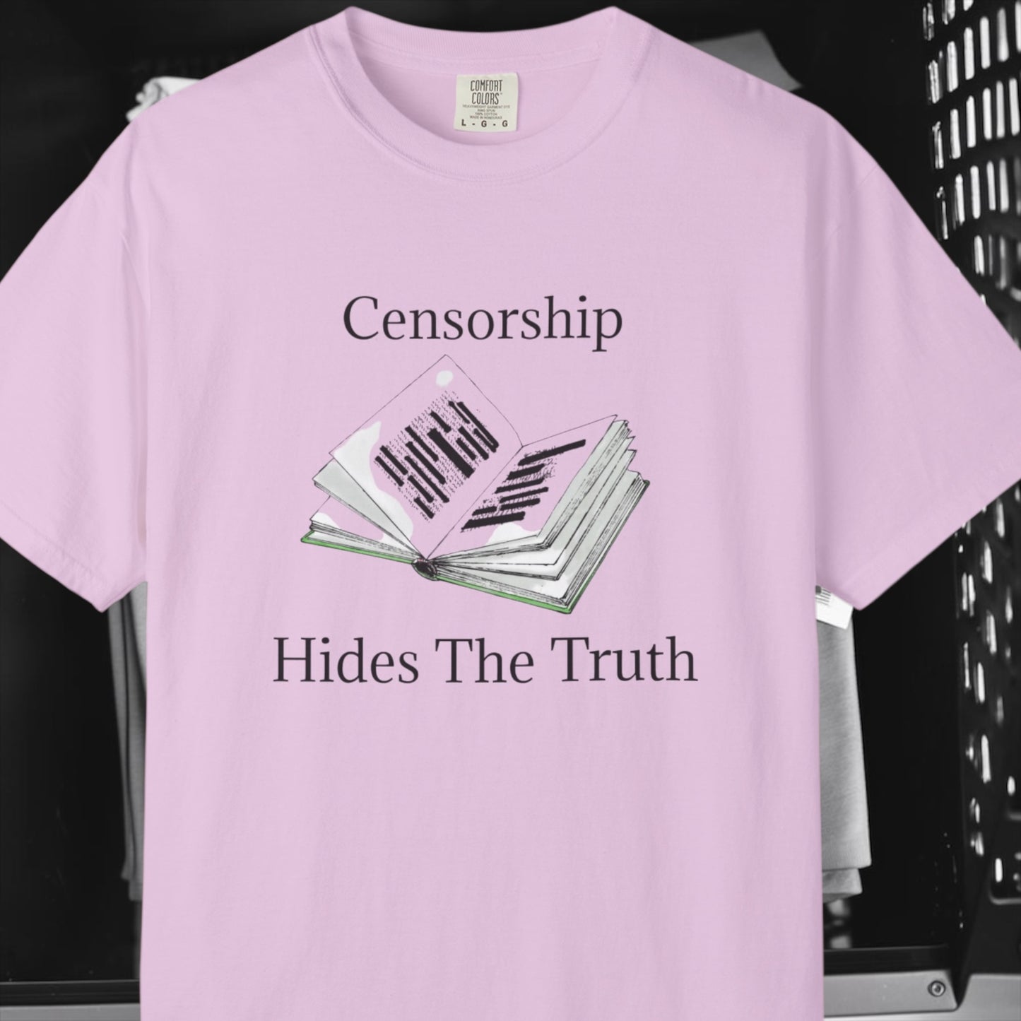 Censorship Hides The Truth Literary Graphic Tee | Parnassus Collection