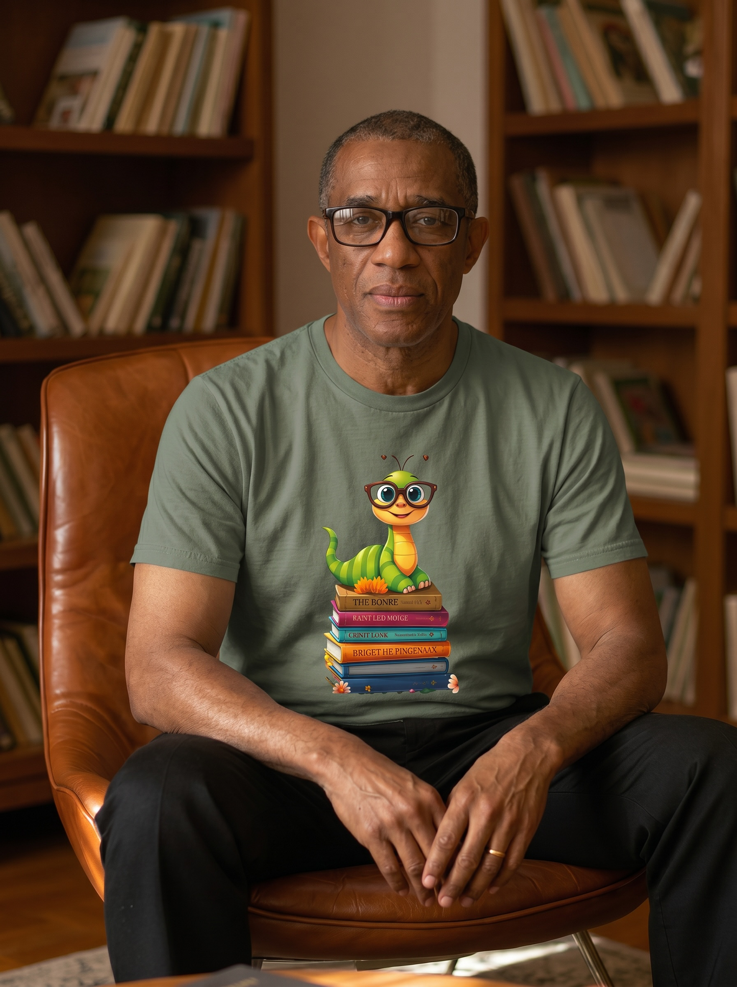 Bookworm on Books Graphic Tee | Parnassus Collection