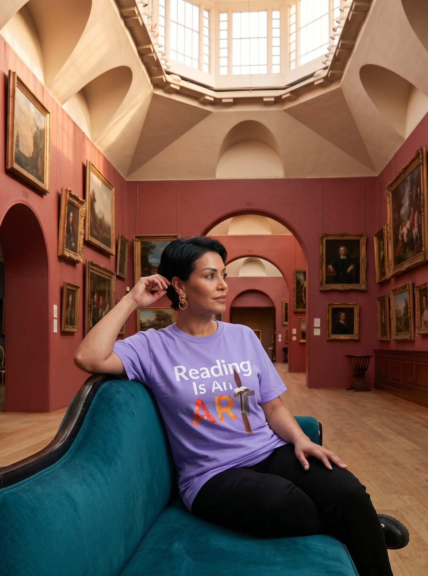 Reading Is An Art Literary Graphic Tee | Parnassus Collection
