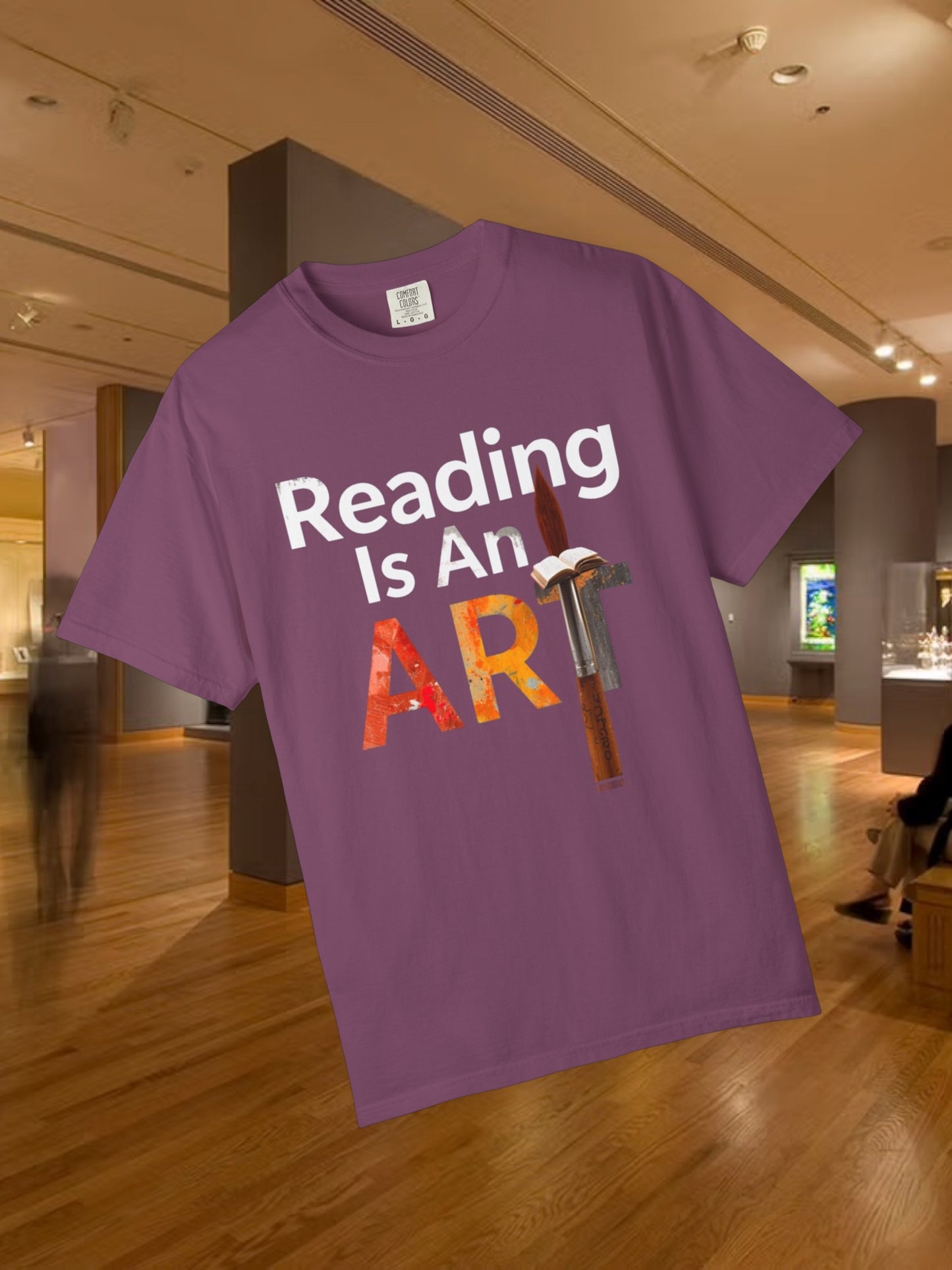 Reading Is An Art Literary Graphic Tee | Parnassus Collection
