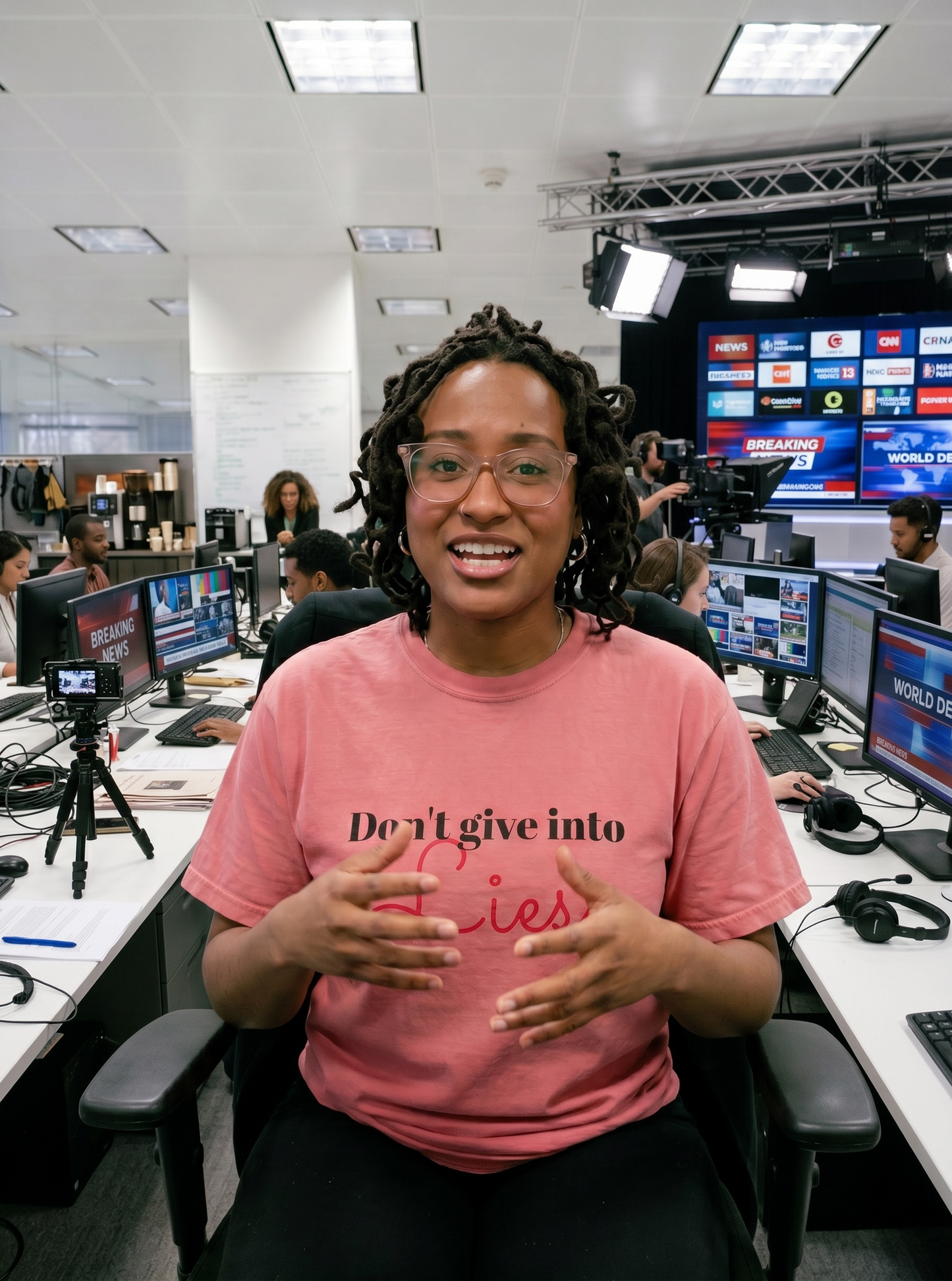 Don't Give Into Lies Literary Statement Tee | Parnassus Collection