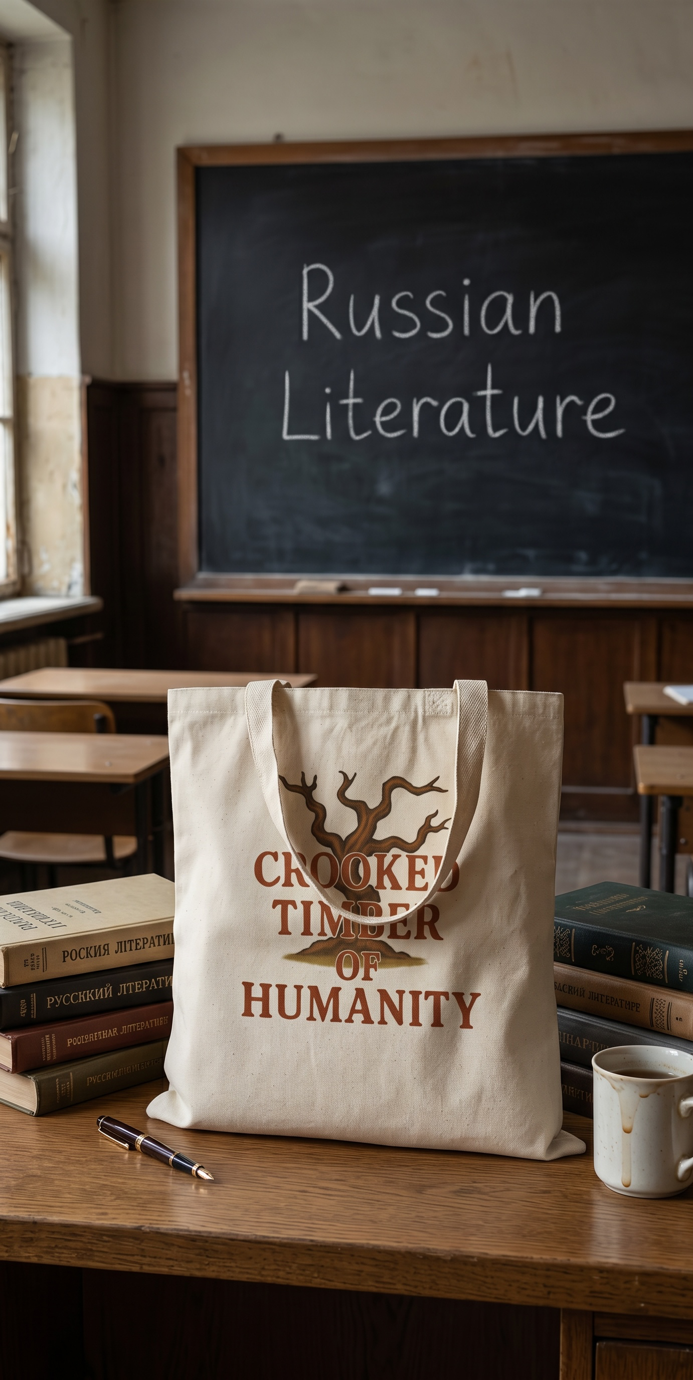 Crooked Timber of Humanity Literary Tote Bag | Parnassus Collection