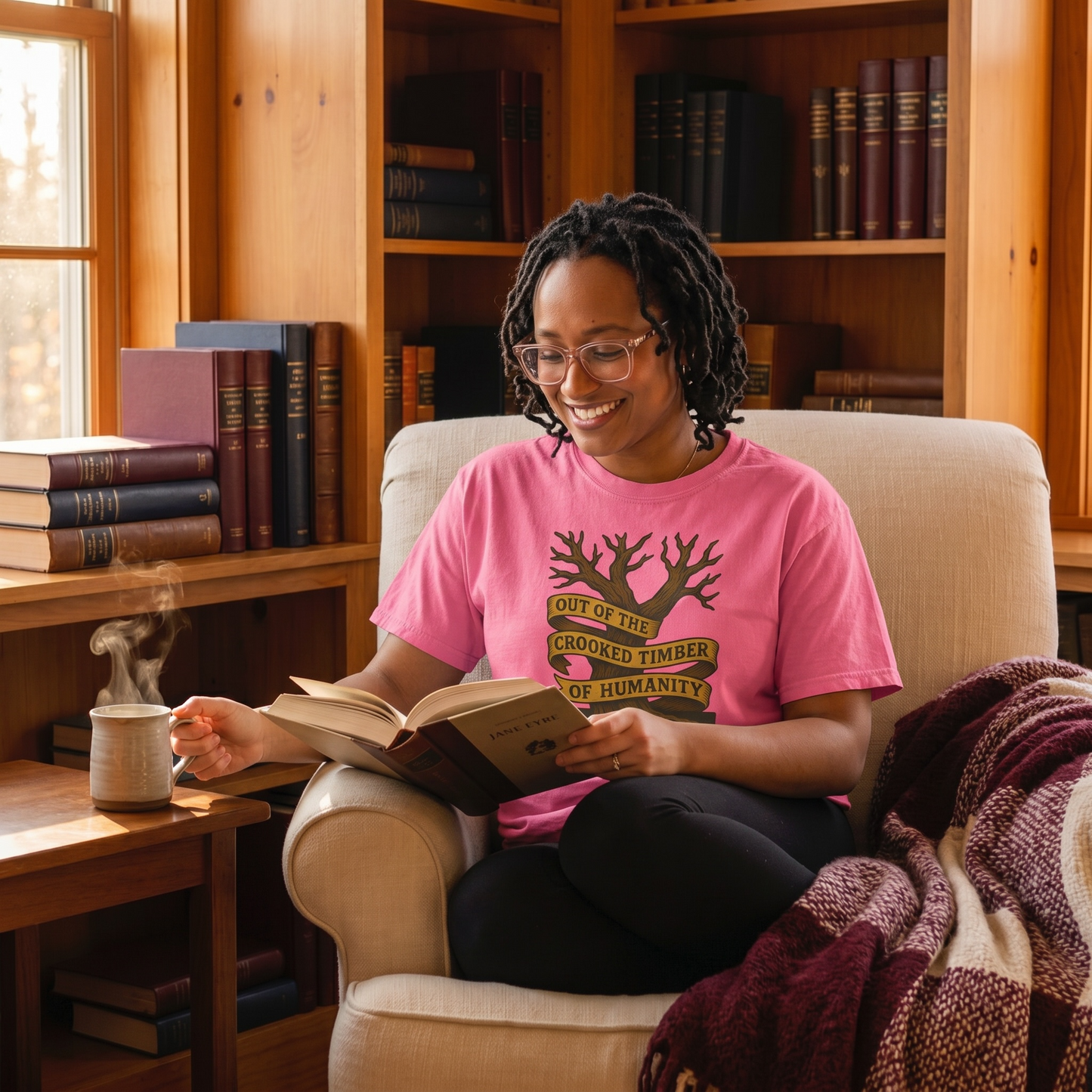 Out of the Crooked Timber of Humanity Literary Tee | Parnassus Collection