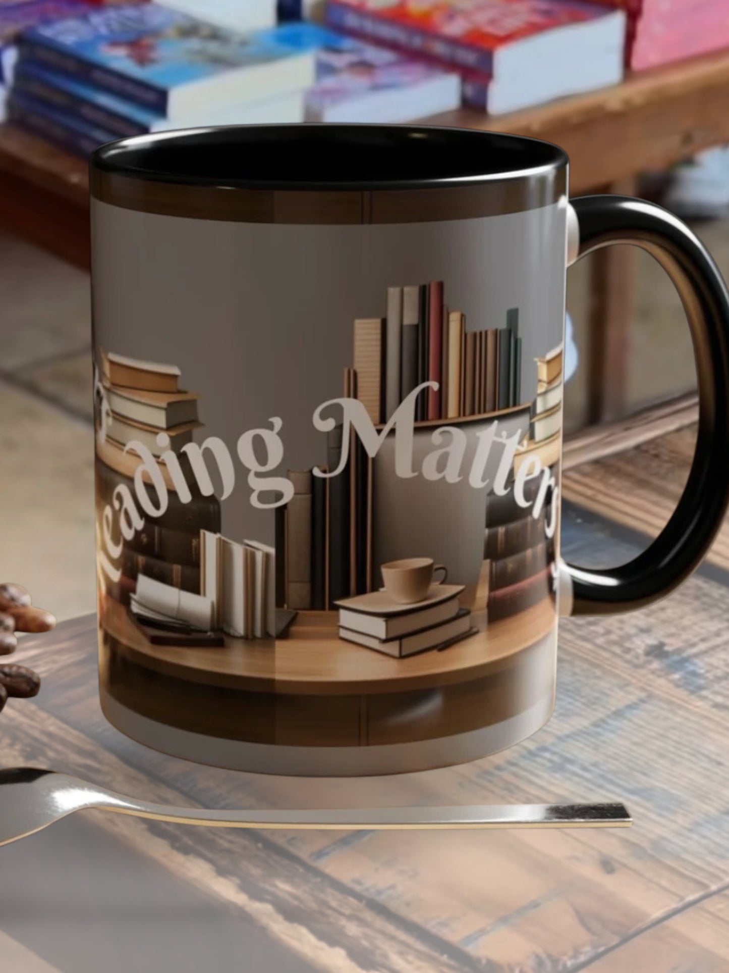 Reading Matters Literary Wrap Mug (11 & 15oz) | Parnassus Collection