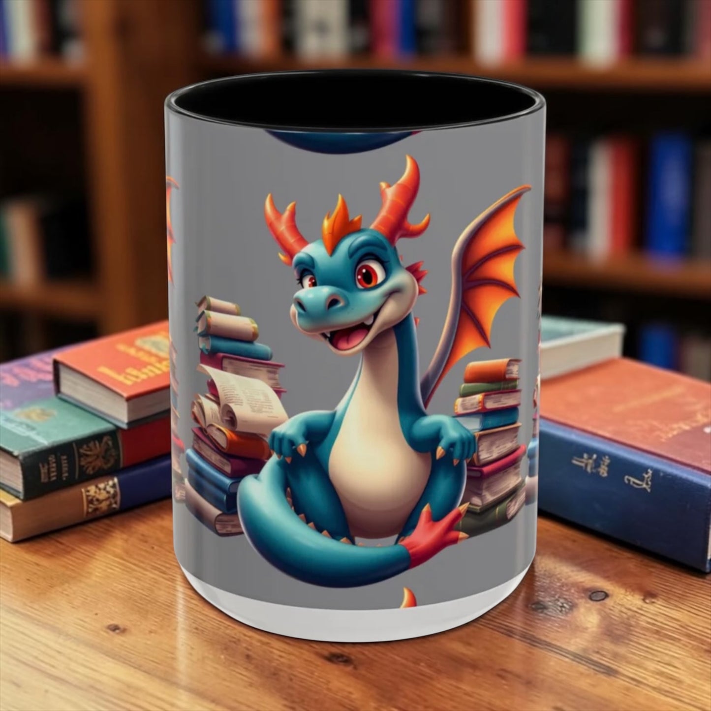 I'm a Literary Dragon Wrap Mug (11 & 15oz)  | Parnassus Collection